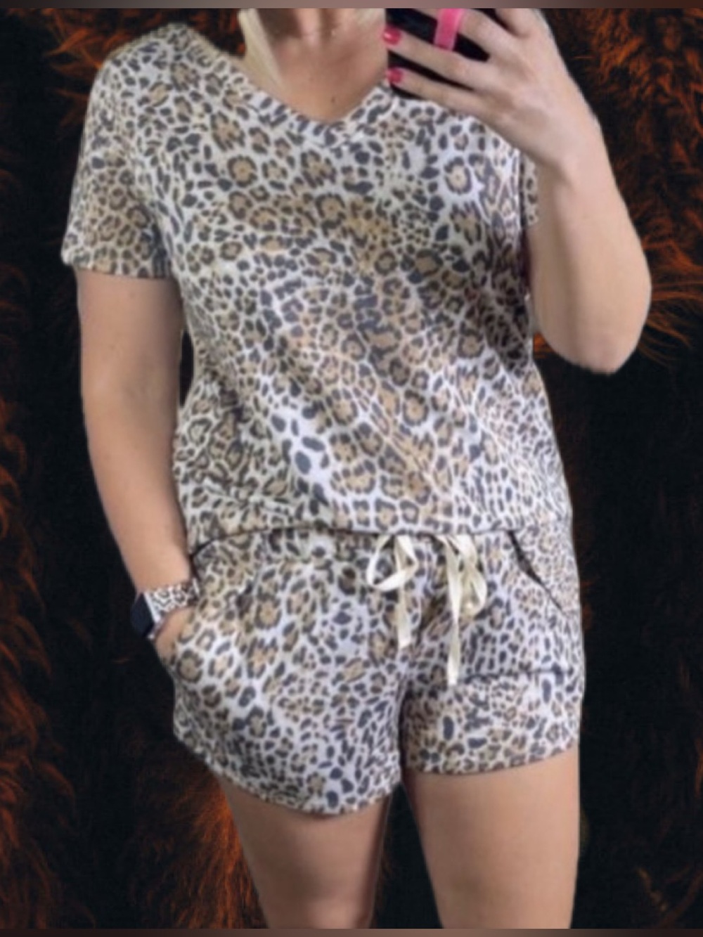 Wild Animal Print Lounge Set